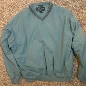 Sun mountain  Teal V-Neck Sweater for Men